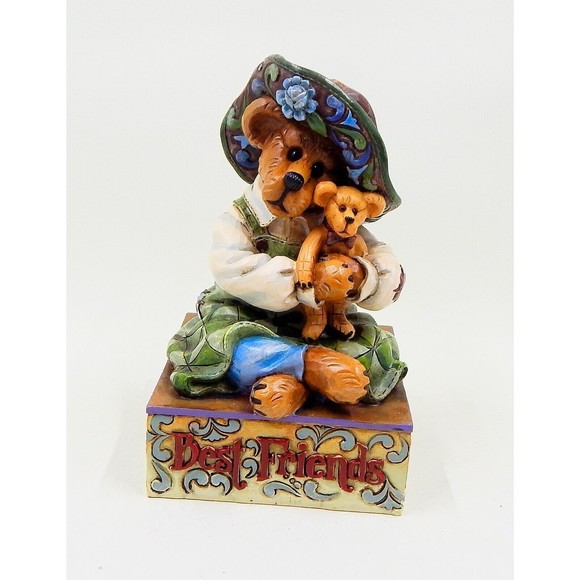 Jim Shore Boyds Bears Best Friends Maebell McBearsley With Teddy 2009 Enesco - Picture 1 of 8